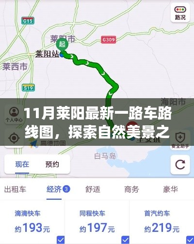 莱阳最新一路车路线图，自然美景之旅，追寻内心的宁静与平和