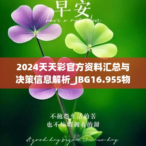 2024天天彩官方资料汇总与决策信息解析_JBG16.955物联网版本