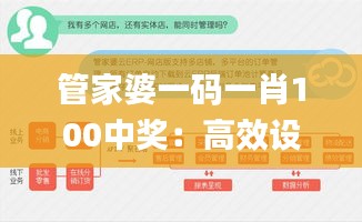 管家婆一码一肖100中奖：高效设计与规划方案_CEE16.677家庭版