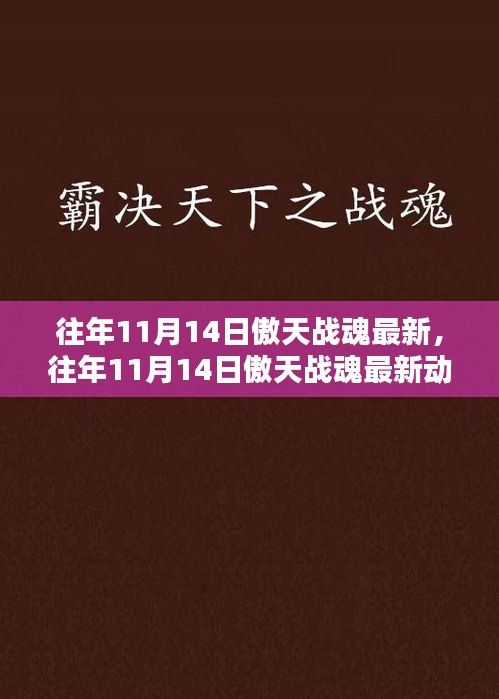 往年11月14日傲天战魂最新动态解析与案例探究，深入探究最新进展与动态报道