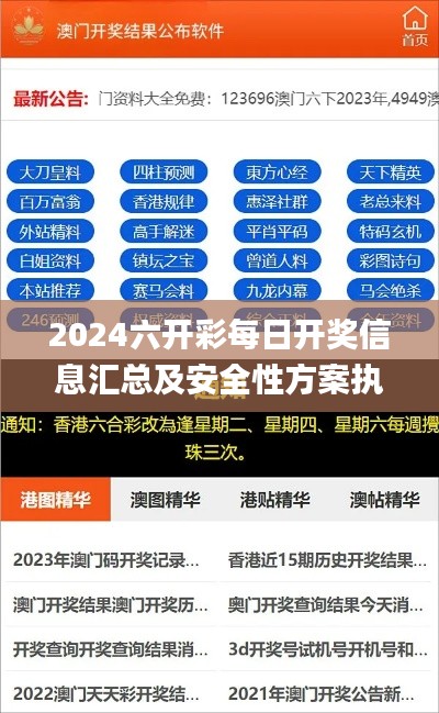 2024六开彩每日开奖信息汇总及安全性方案执行_OPB19.301家长版