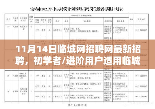 临城网招聘网最新招聘职位应聘全攻略，初学者与进阶用户适用指南（附详细步骤）