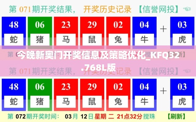 今晚新奥门开奖信息及策略优化_KFQ32.768L版