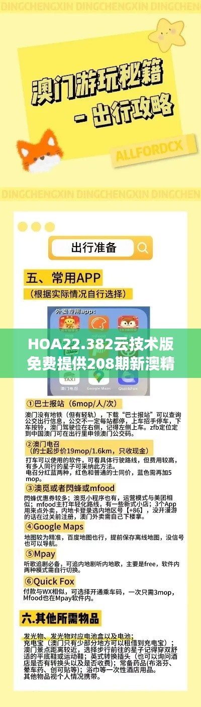 HOA22.382云技术版免费提供208期新澳精准资料及互动策略设计