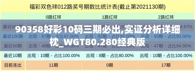 90358好彩10码三期必出,实证分析详细枕_WGT80.280经典版