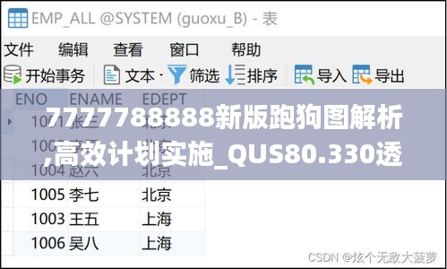 7777788888新版跑狗图解析,高效计划实施_QUS80.330透明版