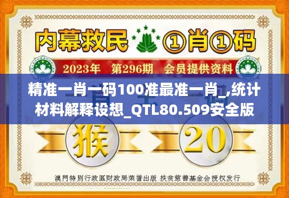 精准一肖一码100准最准一肖_,统计材料解释设想_QTL80.509安全版