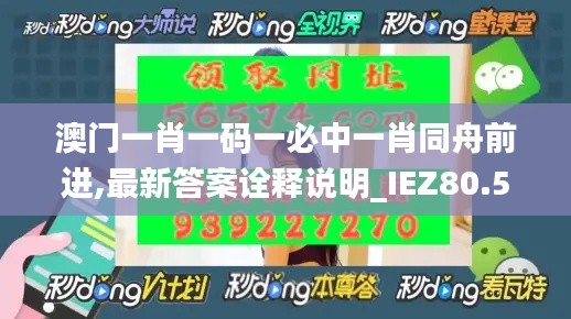 澳门一肖一码一必中一肖同舟前进,最新答案诠释说明_IEZ80.572VR版