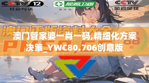 澳门管家婆一肖一码,精细化方案决策_YWC80.706创意版