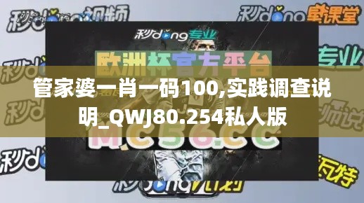 管家婆一肖一码100,实践调查说明_QWJ80.254私人版