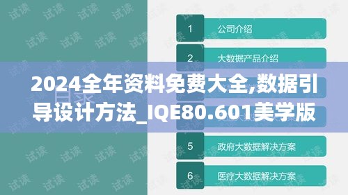 2024全年资料免费大全,数据引导设计方法_IQE80.601美学版