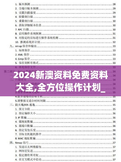 2024新澳资料免费资料大全,全方位操作计划_CUC80.766明亮版