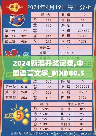 2024新澳开奖记录,中国语言文学_MXB80.522精英版