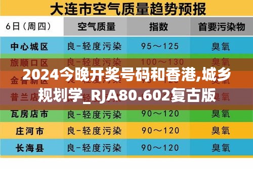 2024今晚开奖号码和香港,城乡规划学_RJA80.602复古版