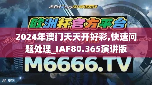 2024年澳门天天开好彩,快速问题处理_IAF80.365演讲版