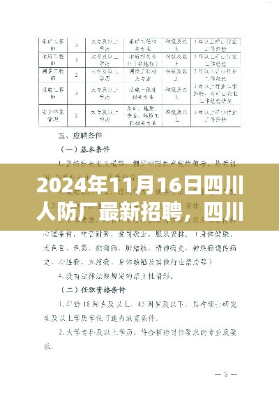 四川人防厂最新招聘指南，如何成功应聘，迈向理想职位！