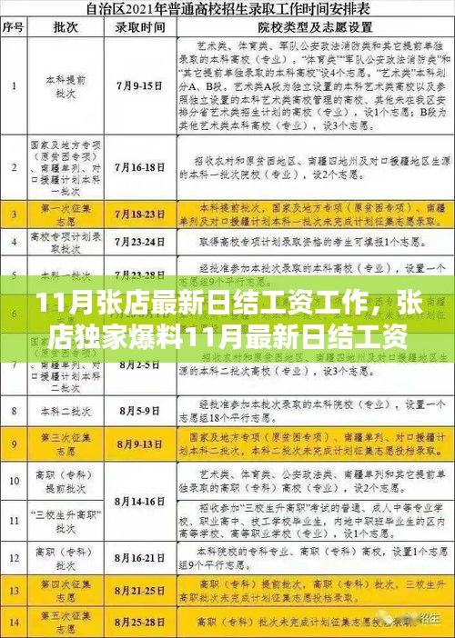 张店11月最新日结工资工作独家爆料，高薪就业攻略大揭秘