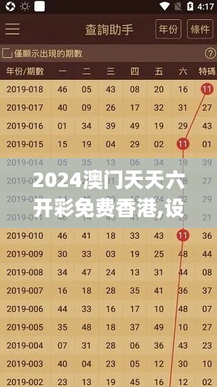 2024澳门天天六开彩免费香港,设计规划引导方式_YYW80.856挑战版