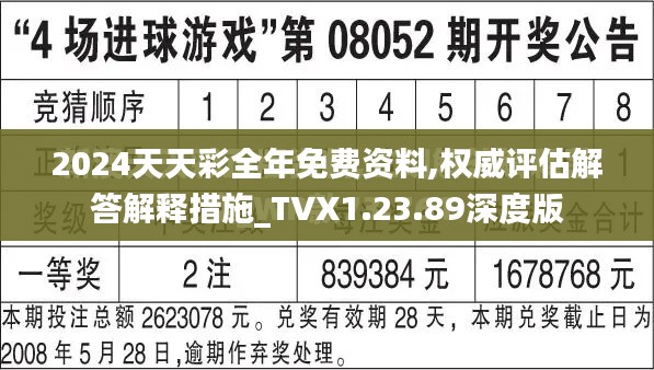 2024天天彩全年免费资料,权威评估解答解释措施_TVX1.23.89深度版