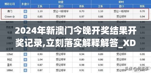 2024年新澳门今晚开奖结果开奖记录,立刻落实解释解答_XDE8.58.29网页版