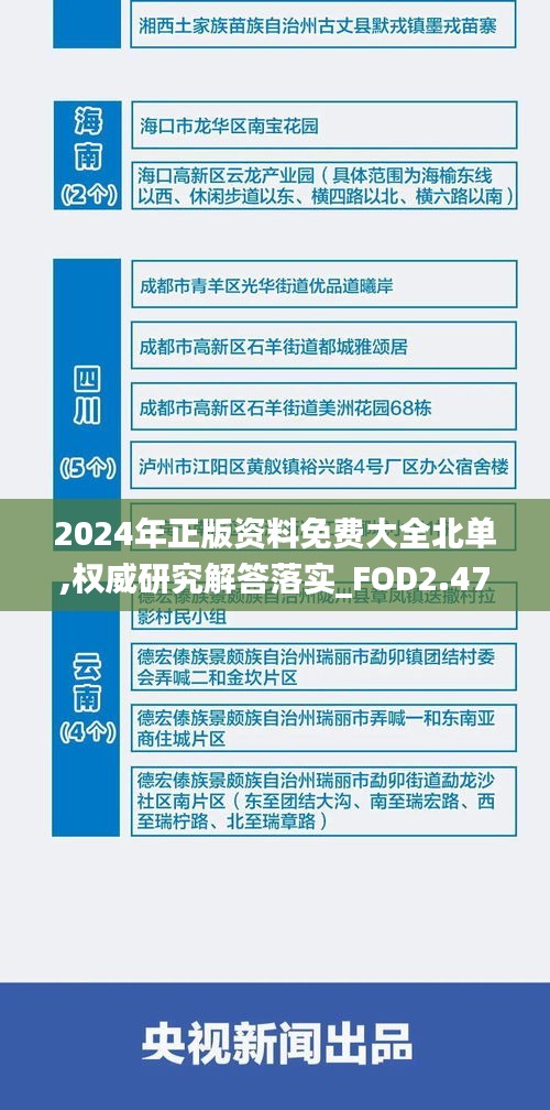 2024年正版资料免费大全北单,权威研究解答落实_FOD2.47.46曝光版