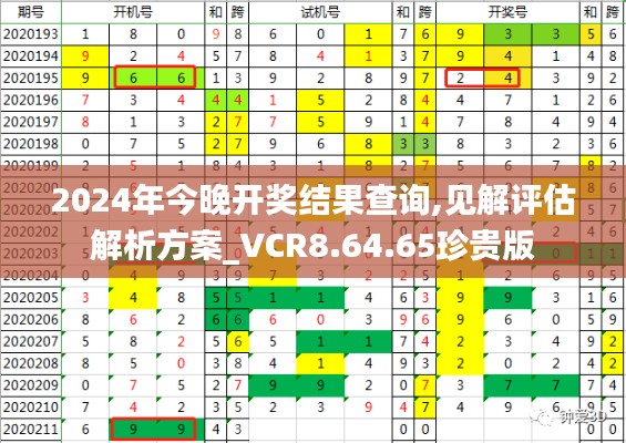 2024年今晚开奖结果查询,见解评估解析方案_VCR8.64.65珍贵版