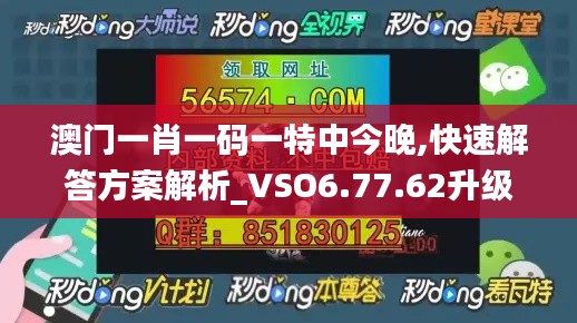 澳门一肖一码一特中今晚,快速解答方案解析_VSO6.77.62升级版