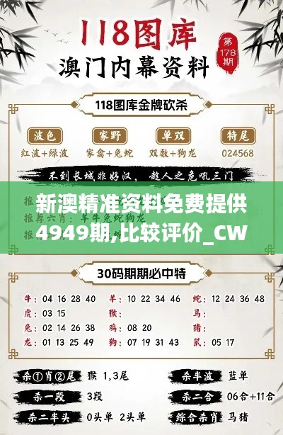 新澳精准资料免费提供4949期,比较评价_CWE5.20.45贴心版