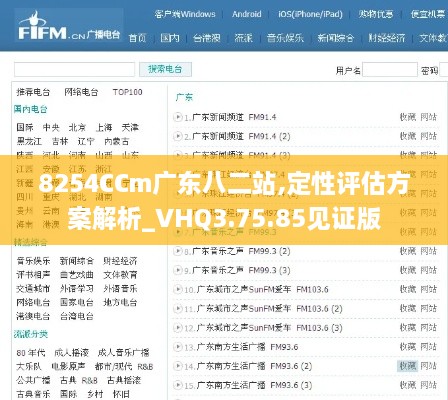 8254CCm广东八二站,定性评估方案解析_VHQ3.75.85见证版