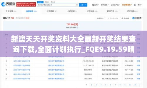 新澳天天开奖资料大全最新开奖结果查询下载,全面计划执行_FQE9.19.59晴朗版