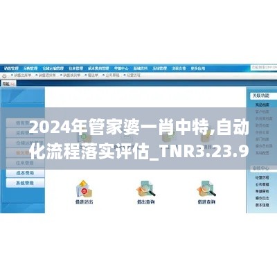 2024年管家婆一肖中特,自动化流程落实评估_TNR3.23.91随机版