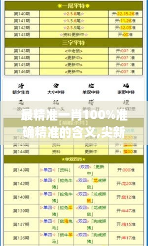 最精准一肖100%准确精准的含义,尖新解答解释落实_KIE5.11.74教育版