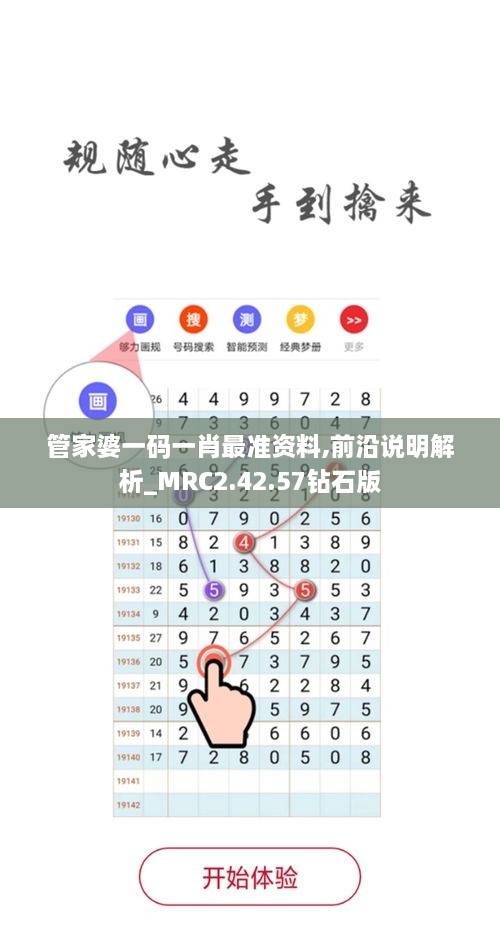 管家婆一码一肖最准资料,前沿说明解析_MRC2.42.57钻石版