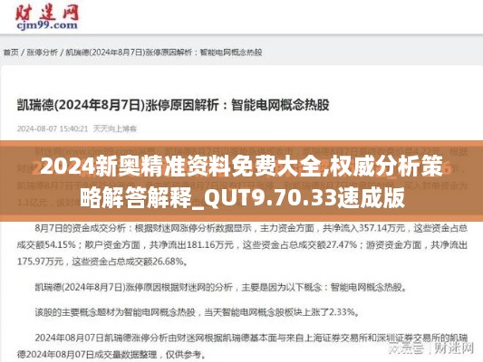 2024新奥精准资料免费大全,权威分析策略解答解释_QUT9.70.33速成版