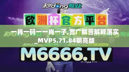 一肖一码一一肖一子,宽广解答解释落实_MVP5.71.84明亮版