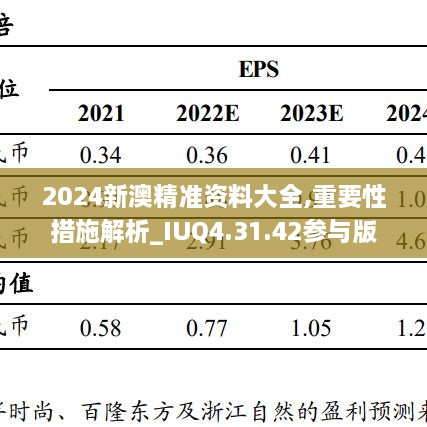 2024新澳精准资料大全,重要性措施解析_IUQ4.31.42参与版