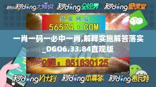 一肖一码一必中一肖,解释实施解答落实_DGO6.33.84直观版