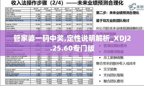 管家婆一码中奖,定性说明解析_XDJ2.25.60专门版