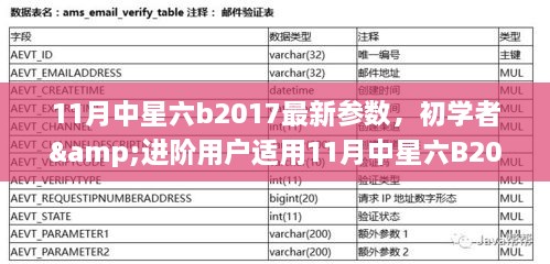 11月中星六B 2017参数设置详解与初学者进阶指南