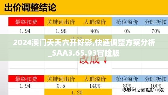 2024澳门天天六开好彩,快速调整方案分析_SAA3.65.93冒险版