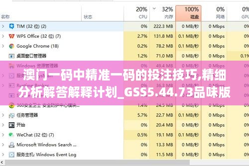 澳门一码中精准一码的投注技巧,精细分析解答解释计划_GSS5.44.73品味版