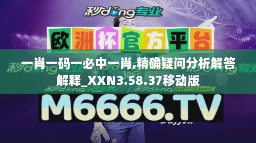 一肖一码一必中一肖,精确疑问分析解答解释_XXN3.58.37移动版