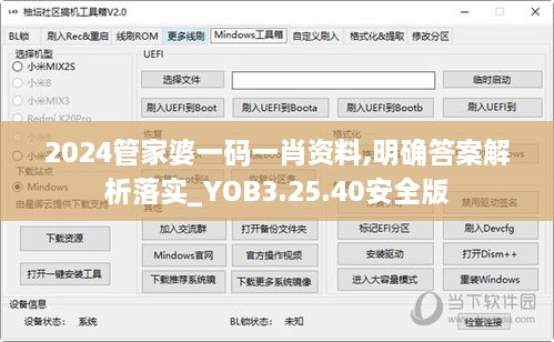 2024管家婆一码一肖资料,明确答案解析落实_YOB3.25.40安全版