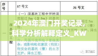 2O24年澳门开奖记录,科学分析解释定义_KWZ6.12.61携带版