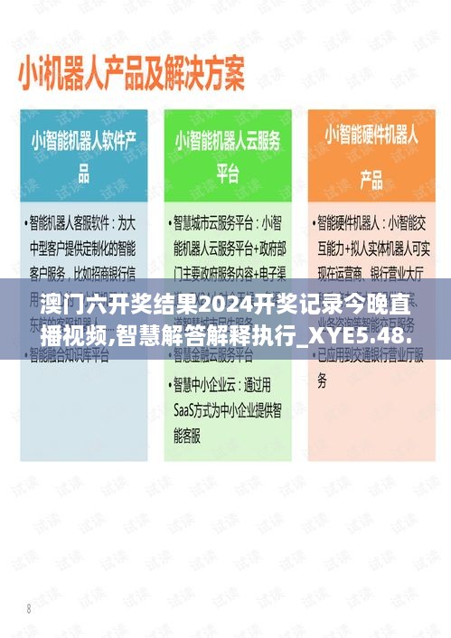 澳门六开奖结果2024开奖记录今晚直播视频,智慧解答解释执行_XYE5.48.69计算版