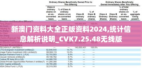 新澳门资料大全正版资料2024,统计信息解析说明_CVK7.25.48无线版