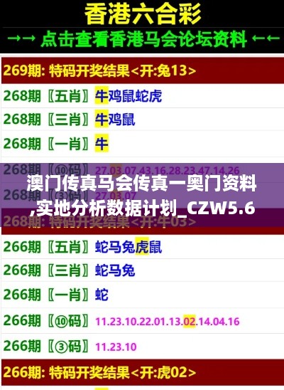 澳门传真马会传真一奥门资料,实地分析数据计划_CZW5.63.94潮流版