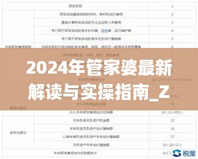 2024年管家婆最新解读与实操指南_ZPC1.69.31升级版