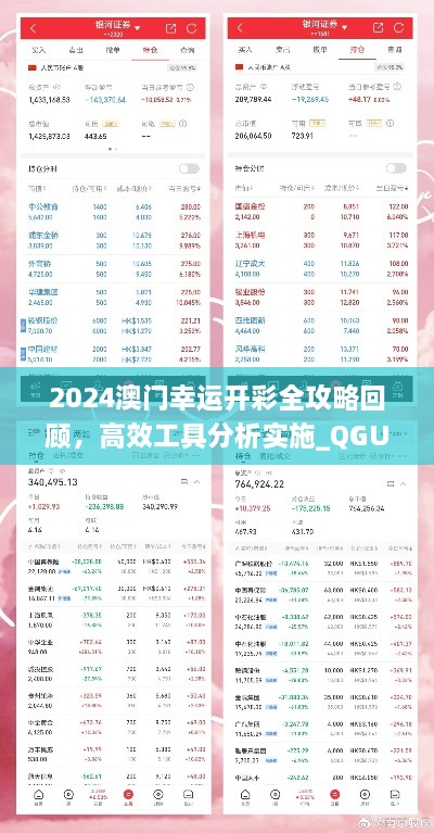 2024澳门幸运开彩全攻略回顾，高效工具分析实施_QGU3.66.96风味版