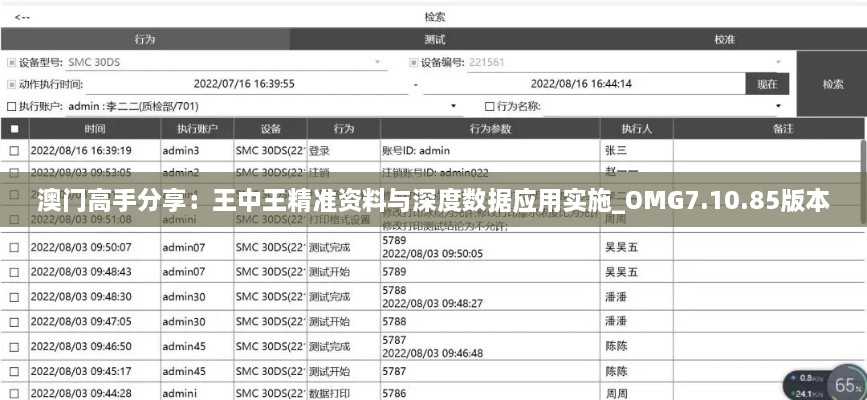 澳门高手分享：王中王精准资料与深度数据应用实施_OMG7.10.85版本